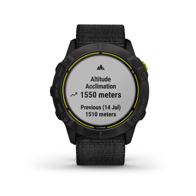 Garmin Enduro - Gri Carbon DLC cu curea de nailon - ceas multisport cu GPS pentru ultraperformanta