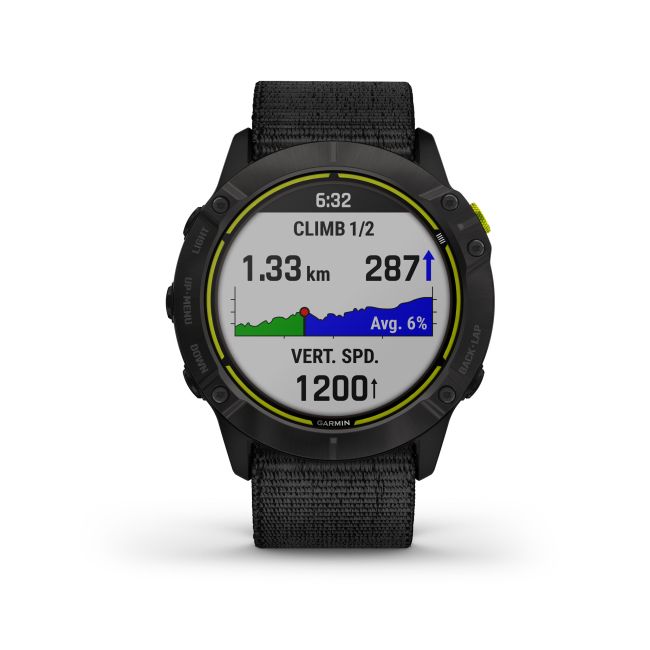 Garmin Enduro - Gri Carbon DLC cu curea de nailon - ceas multisport cu GPS pentru ultraperformanta