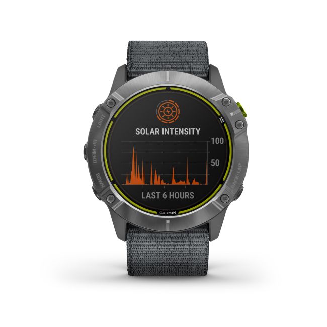 Garmin Enduro - argintiu cu curea de nailon - ceas multisport cu GPS pentru ultraperformanta