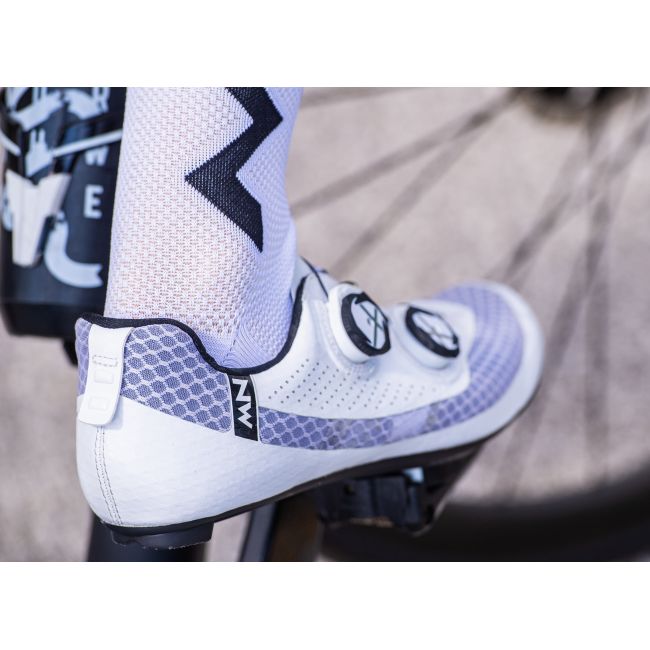 Northwave - sosete pentru ciclism Extreme Air - alb negru rosu