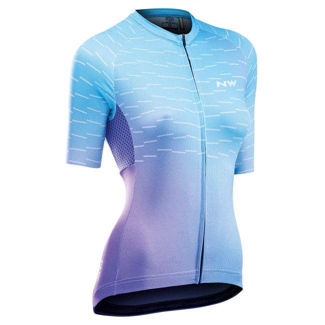 Northwave - tricou pentru ciclism cu maneca scurta pentru femei Blade Women Jersey - albastru deschis