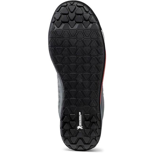 Northwave Clan - pantofi pentru ciclism flat - gri-rosu