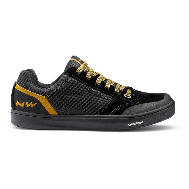 Northwave Tribe - pantofi pentru ciclism flat - negru-nisip