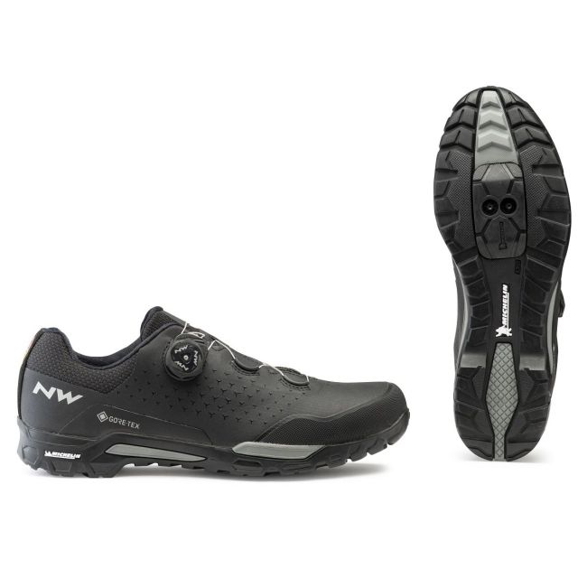 Northwave X-Trail Plus GTX - pantofi ciclism MTB All Mountain - negru gri