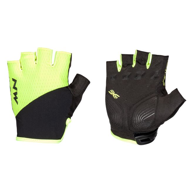 Northwave manusi ciclism degete scurte Fast Grip - negru galben fluo