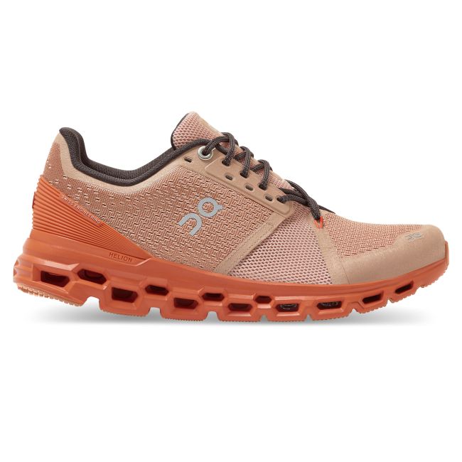 On Cloudstratus - pantofi alergare pentru femei - Rosebrown Flare