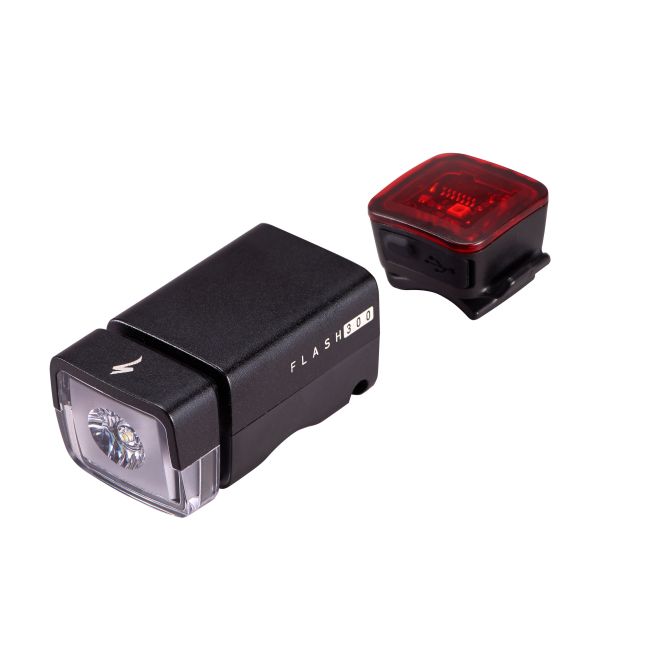 Specialized - set lumini Bicicleta fata si spate Flash Pack, USB, 1 LED - negru