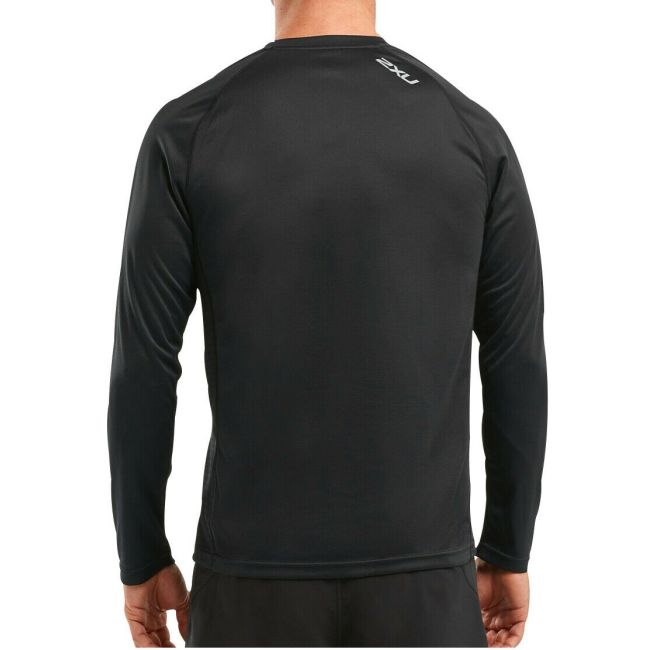 2XU - Bluza cu maneca lunga barbati XVENT Long Sleeve Top - negru