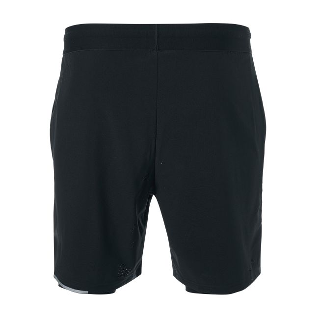 2XU - Pantaloni scurti de alergare pentru barbati 2-in-1 XVENT 7 inch - negru argintiu reflexiv