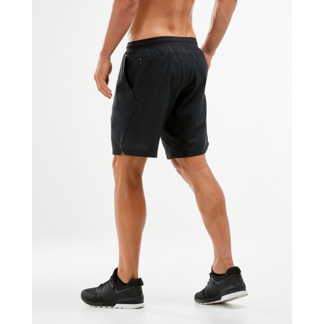 2XU - Pantaloni scurti de alergare pentru barbati XCTRL 9 Inch Woven Short - negru