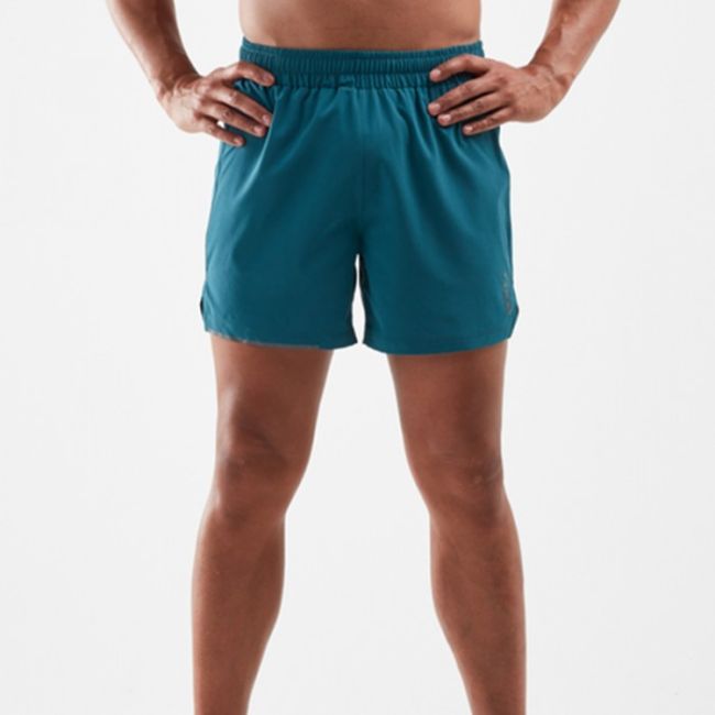 2XU - Pantaloni scurti de alergare pentru barbati XVENT 5" - verde inchis sage reflexiv