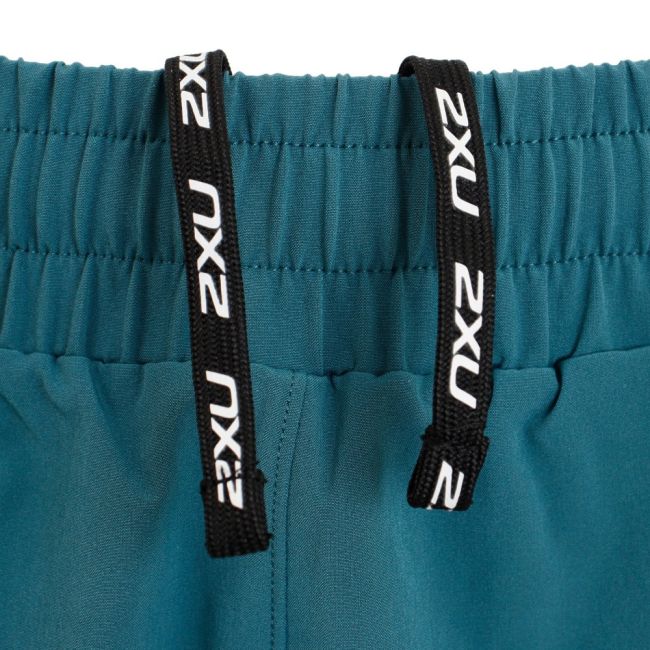 2XU - Pantaloni scurti de alergare pentru barbati XVENT 5" - verde inchis sage reflexiv