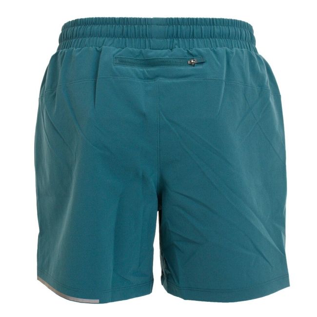 2XU - Pantaloni scurti de alergare pentru barbati XVENT 5" - verde inchis sage reflexiv