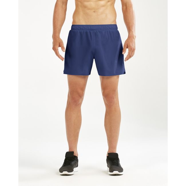 2XU - Pantaloni scurti de alergare pentru barbati XVENT Vapourise 5" - albastru navy