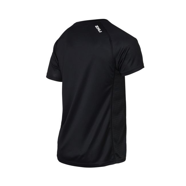 2XU - Tricou alergare cu maneca scurta barbati XVENT SS Top Short Sleeve - negru