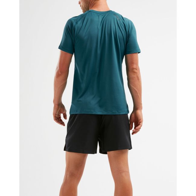 2XU - Tricou tehnic barbati GHST SS Tee - albastru Corsair