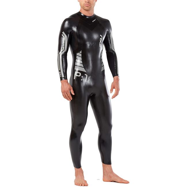 2XU - costum neopren P:1 Propel Wetsuit pentru barbati - negru argintiu