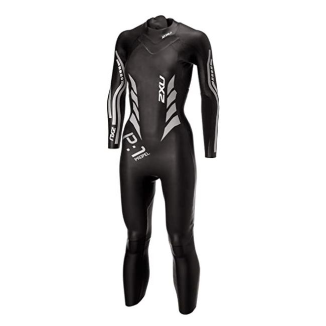 2XU - costum neopren P:1 Propel Wetsuit pentru femei - negru argintiu