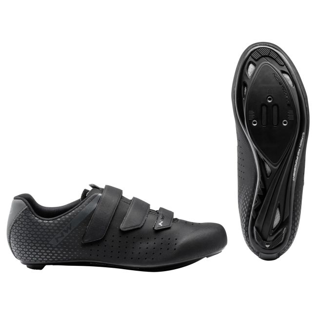 Northwave - pantofi ciclism sosea - Core 2 - Black | Dark Grey
