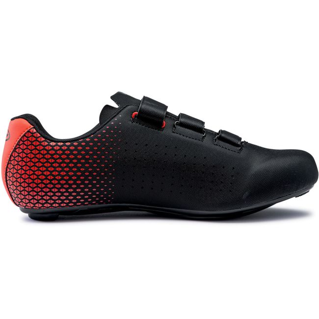Northwave Core 2 - pantofi pentru ciclism sosea - negru-rosu