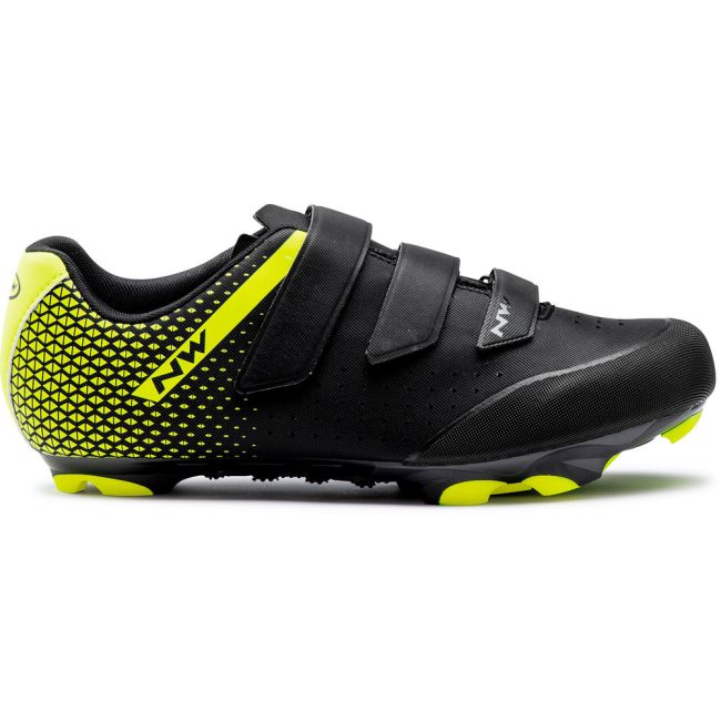 Northwave Origin 2 - pantofi pentru ciclism MTB - negru-galben