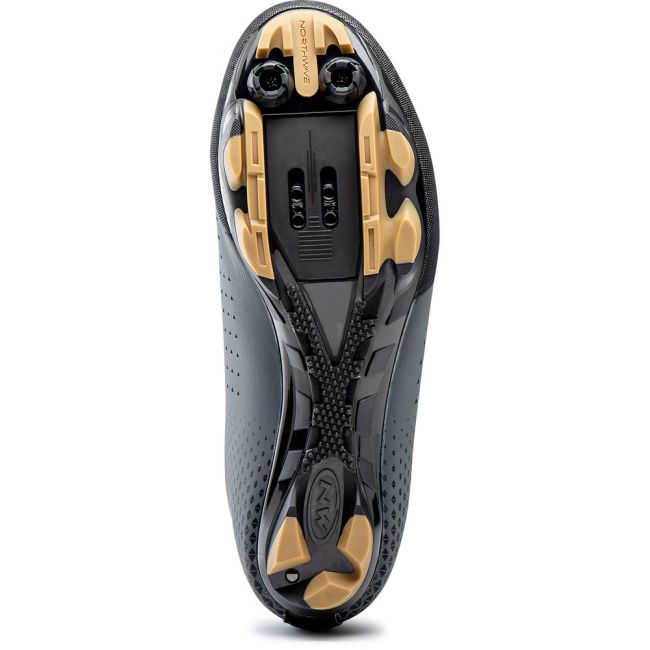 Northwave Origin Plus 2 - pantofi ciclism MTB XC - negru galben mustar