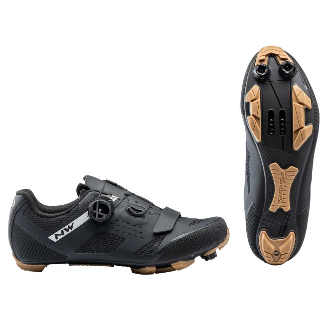 Northwave Razer - pantofi pentru ciclism MTB - negru-galben