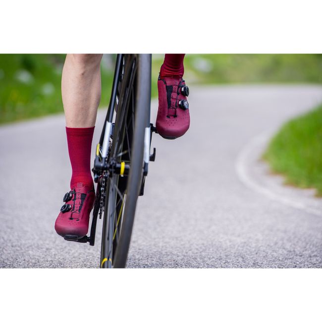 Northwave Revolution 2 - pantofi pentru ciclism sosea - negru-bordo