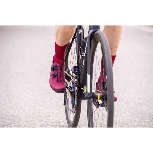 Northwave Revolution 2 - pantofi pentru ciclism sosea - negru-bordo