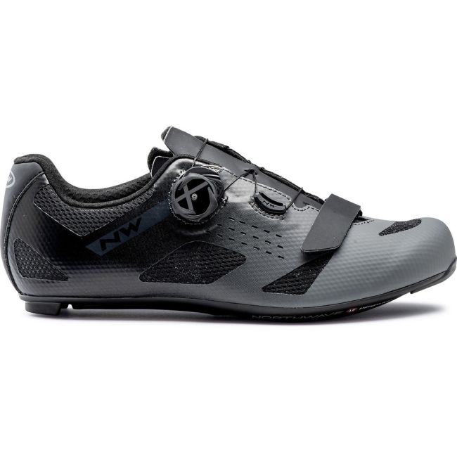 Northwave Storm Carbon - pantofi pentru ciclism sosea - gri-antracit-negru