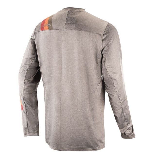 Alpinestars - Bluza cu maneca lunga Alps 4.0 LS - gri melanj rosu Ocru