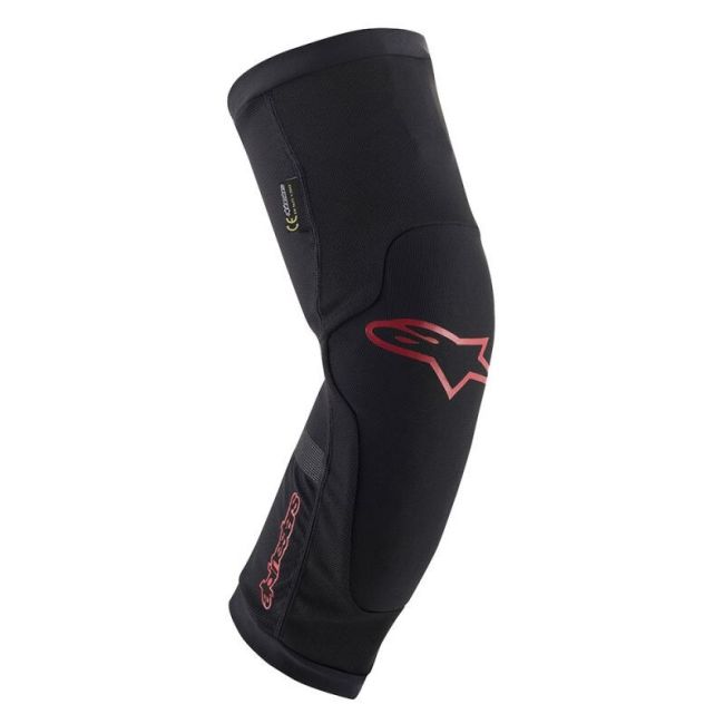 Alpinestars - Protectie genunchi pentru ciclism Paragon Plus Protector - negru Rosu