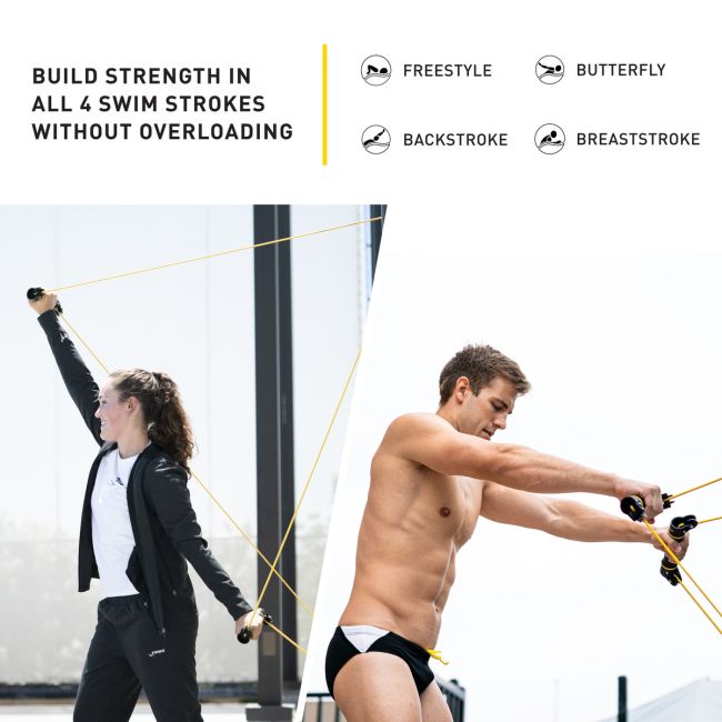 Finis corzi antrenement Dryland Trainer, 7mm - galben (nivel mediu)