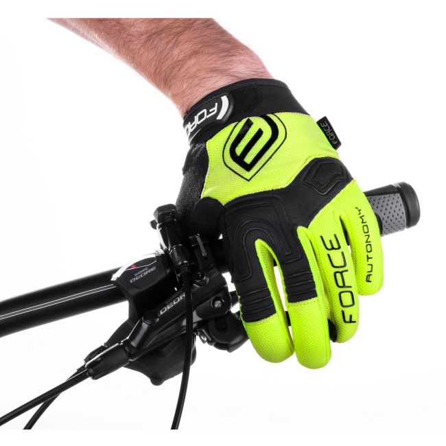 Force - Manusi ciclism Force Autonomy - negru verde fluo