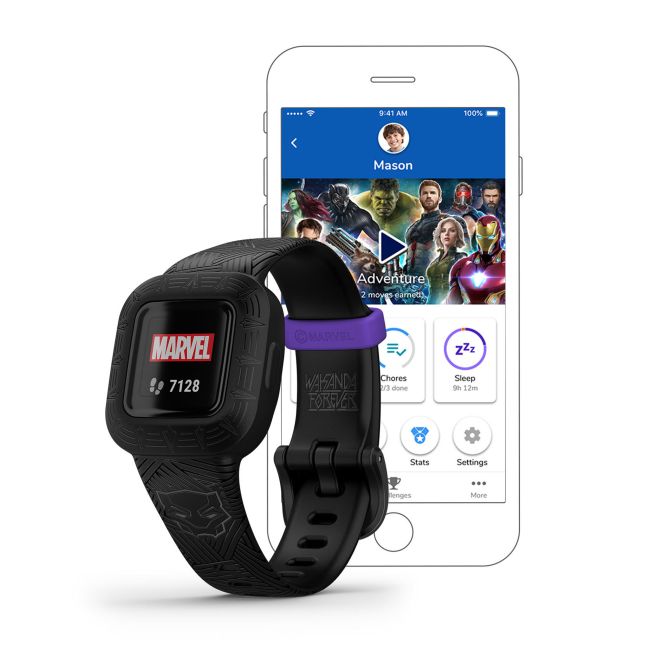 Garmin - Vivofit Jr. 3 - Marvel Pantera Neagră - ceas copii