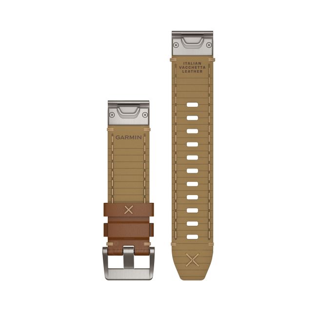Garmin curea QuickFit 22 - piele - vaca italiana vacchetta
