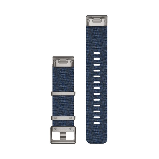 Garmin curea nailon QuickFit 22 cu model jacquard - Indigo