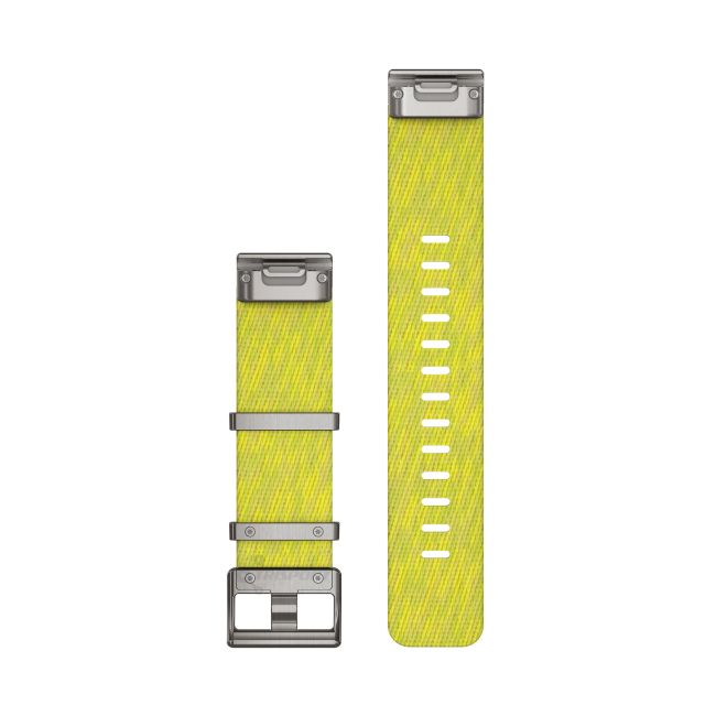 Garmin curea nailon QuickFit 22 cu model jacquard - galben