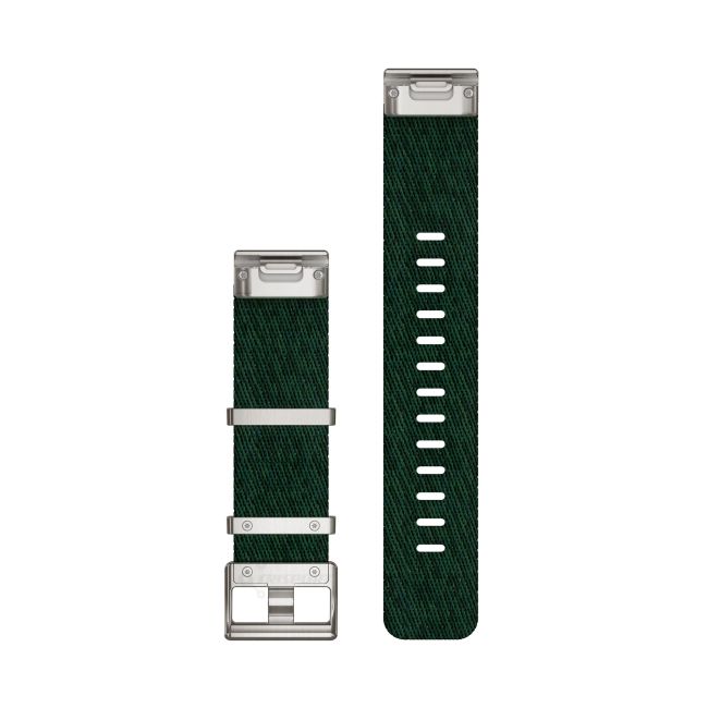 Garmin curea nailon QuickFit 22 cu model jacquard - verde Pine