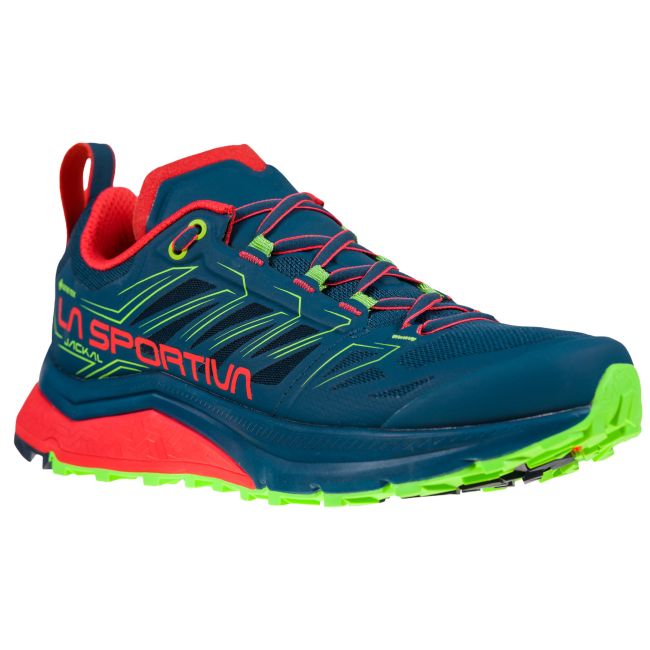 La Sportiva - Jackal GTX pantofi alergare montana vreme rece pentru femei - albastru Opal roz Hibiscus