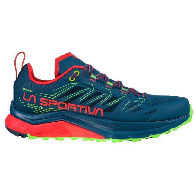 La Sportiva - Jackal GTX pantofi alergare montana vreme rece pentru femei - albastru Opal roz Hibiscus
