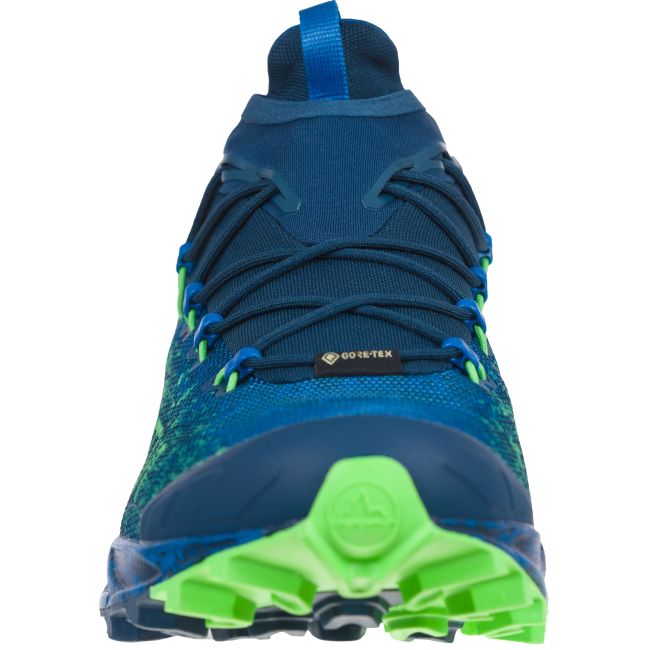 La Sportiva - Tempesta GTX pantofi Waterproof alergare montana pentru barbati - Opal blue Jasmine Green