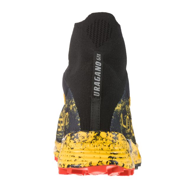 La Sportiva - Uragano GTX pantofi Waterproof alergare montana pentru barbati - negru galben