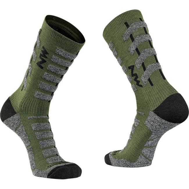 Northwave - sosete ciclism Husky Ceramic Tech - verde inchis Forest