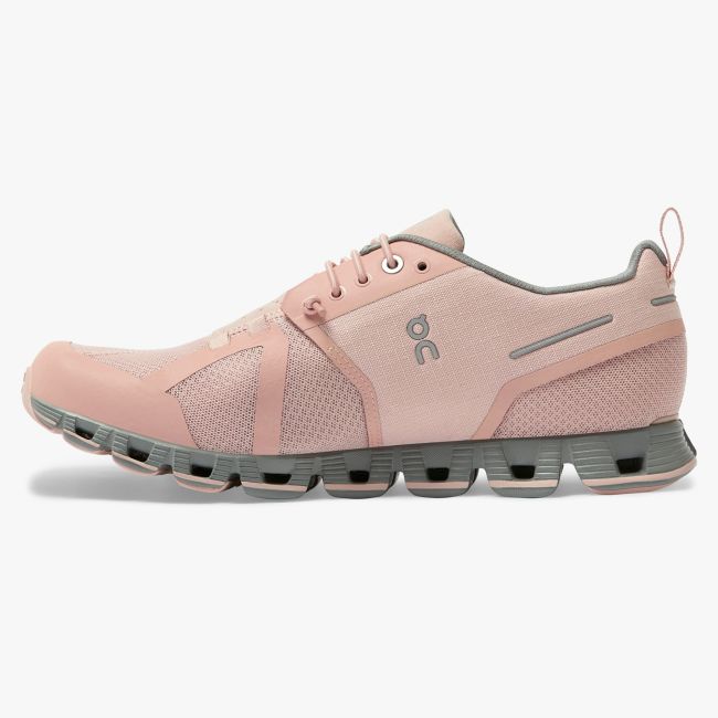 On Cloud - pantofi alergare waterproof pentru femei - Roz gri Lunar
