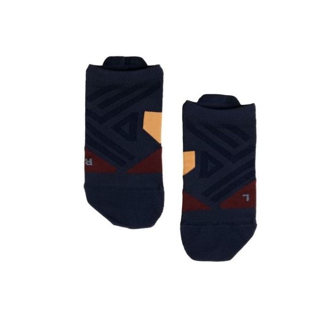 On Mid Sosete sport scurte dama On Low - Albastru bleumarin Midnight Multicolor