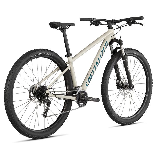 Specialized - bicicleta MTB hardtail cu roti 27.5" - Rockhopper Sport 27.5 - alb montan lucios Turquise pudra