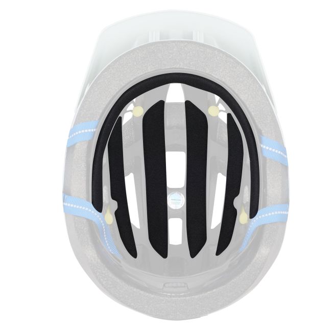 Specialized casca ciclism copii Shuffle Child LED - alb lucios Gloss Ice albastru Cobalt