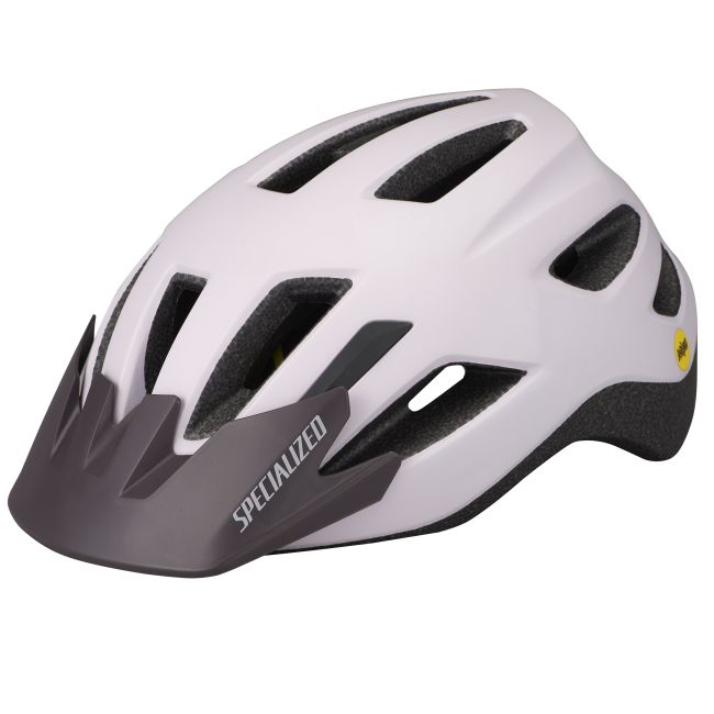 Specialized casca ciclism copii Shuffle Youth LED - alb gri satin estompat/ negru