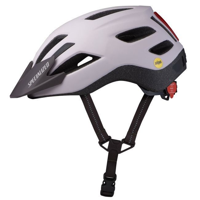 Specialized casca ciclism copii Shuffle Youth LED - alb gri satin estompat/ negru